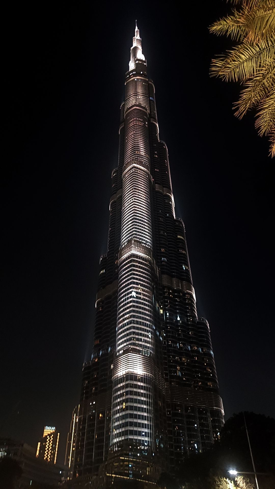 Dubai skyline at night